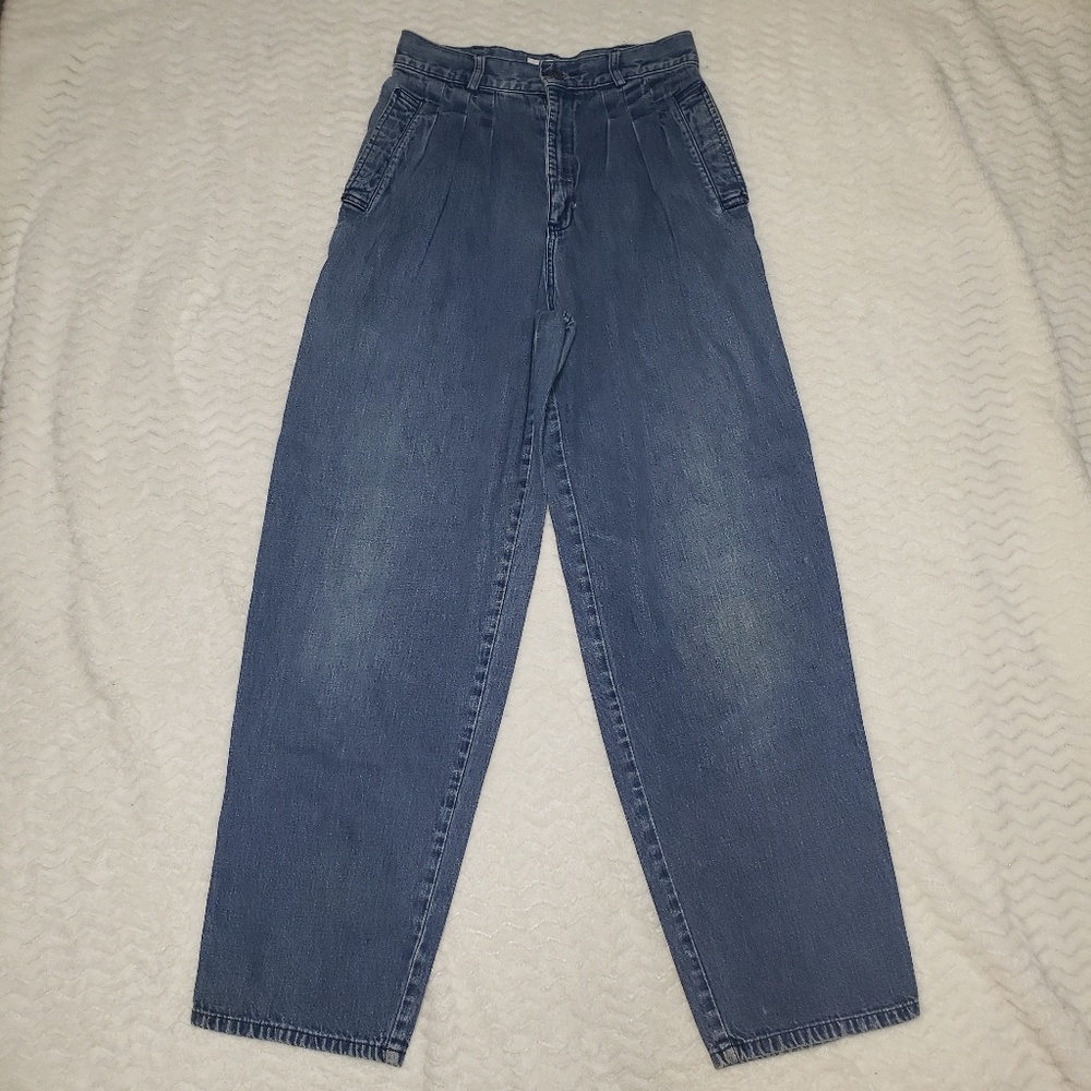 Vintage Calvin Klein Pleated High Waist - Picture 1 of 8